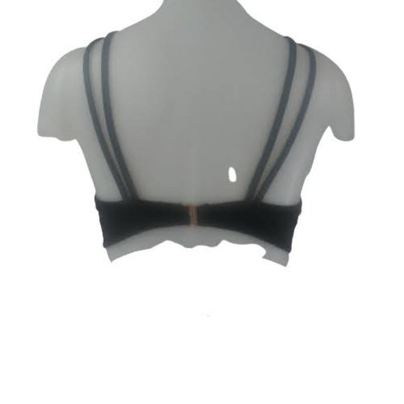 Island Sole Black Swim Top - Picture 2 of 4